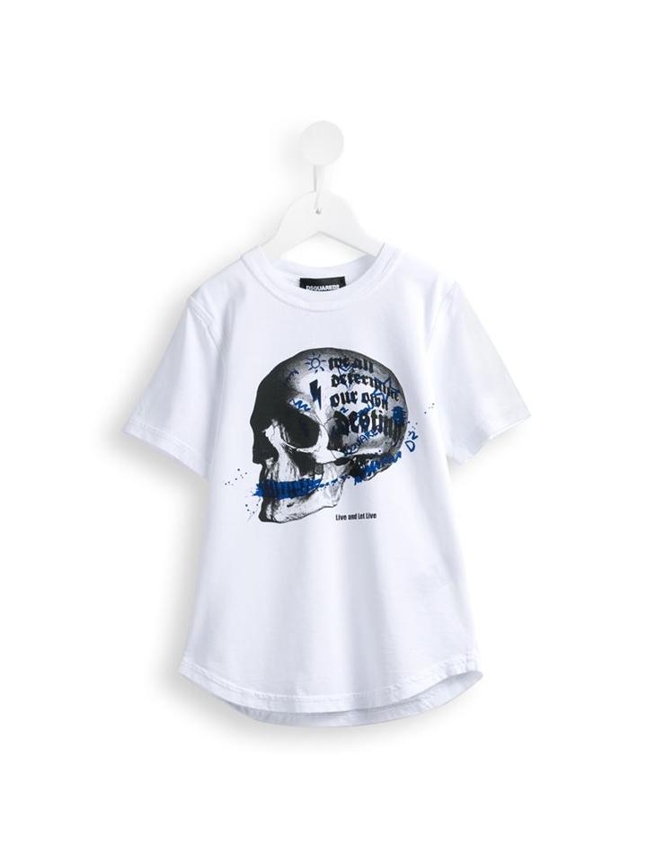 Dsquared2 Kids Skull Print T-shirt
