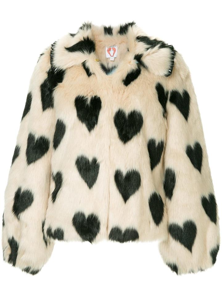 Shrimps Cullen Heart Jacket - White