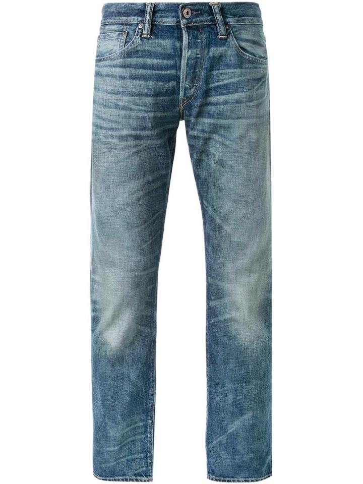 Simon Miller 'knoll' Stonewashed Jeans, Men's, Size: 33, Blue, Cotton