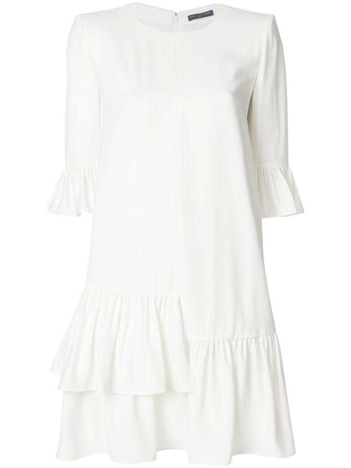 Alexander Mcqueen Oversized Mini Dress - White