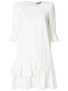 Alexander Mcqueen Oversized Mini Dress - White