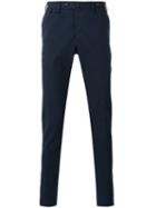 Pt01 - Slim Fit Chino Trousers - Men - Cotton/spandex/elastane - 46, Blue, Cotton/spandex/elastane