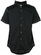 Comme Des Garçons Shirt Inside-out Short Sleeve Shirt - Black