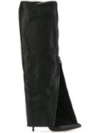 Casadei Covered Blade Boots - Black