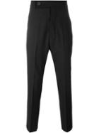 Rick Owens Tapered Trousers, Men's, Size: 54, Black, Spandex/elastane/wool