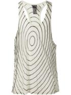 Ann Demeulemeester Circle Print Tank Top