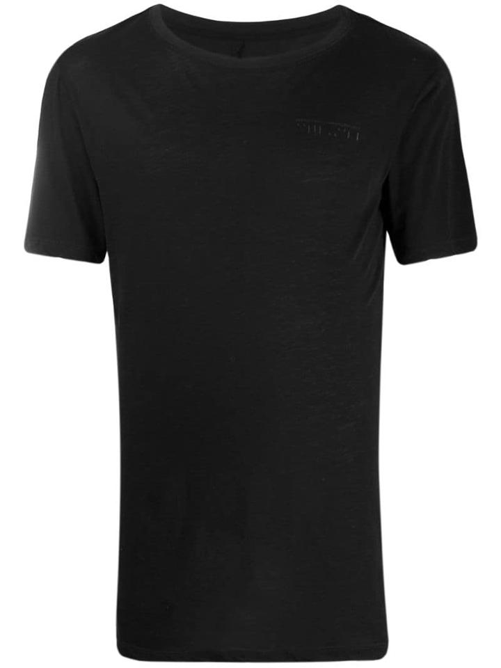 Unravel Project Elongated Fitted T-shirt - Black