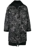 Les Hommes Oversized Parka - Black