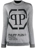 Philipp Plein Round Neck Pullover - Silver
