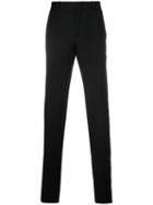 Alexander Mcqueen Straight-leg Trousers, Size: 50, Black, Wool/acetate/viscose