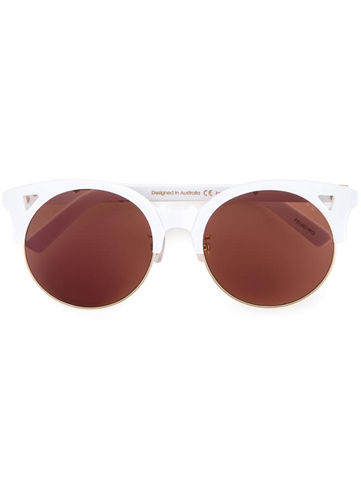 Pared Eyewear Up & At Sunglasses - White