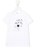 Il Gufo - Dreaming Girl T-shirt - Kids - Cotton/spandex/elastane - 4 Yrs, White