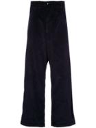 E. Tautz Loose-fit Corduroy Trousers - Blue