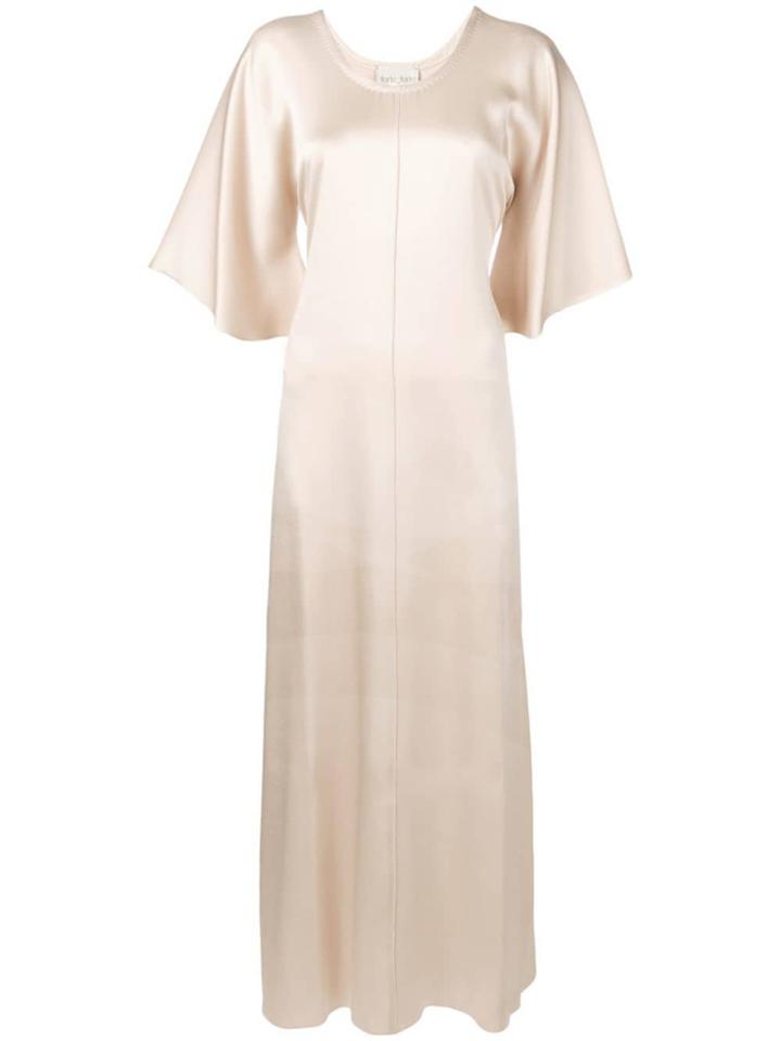 Forte Forte Side Slit T-shirt Dress - Neutrals