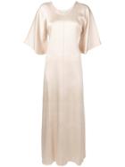 Forte Forte Side Slit T-shirt Dress - Neutrals