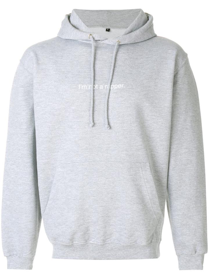 F.a.m.t. I'm Not A Rapper Hoodie - Grey