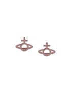 Vivienne Westwood Logo Plaque Earrings - Pink