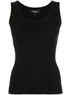 Paule Ka Sleeveless Knit Top - Black