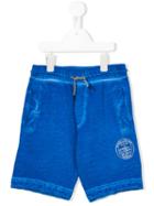 Diesel Kids Bleached Seam Shorts, Boy's, Size: 6 Yrs, Blue