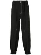 Andrea Ya'aqov Stitch Detail Track Trousers - Black