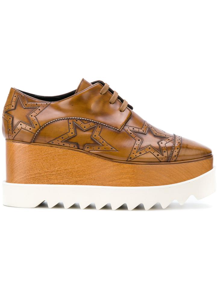Stella Mccartney Star Elyse Platform Shoe - Brown