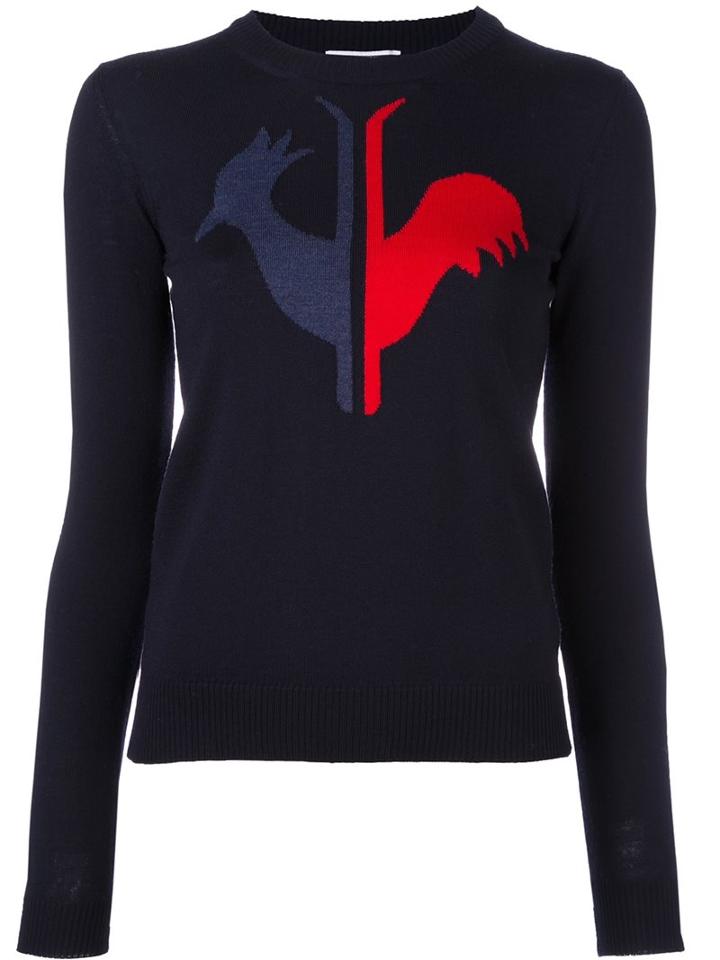 Rossignol Logo Print Jumper, Women's, Size: Xs, Blue, Virgin Wool