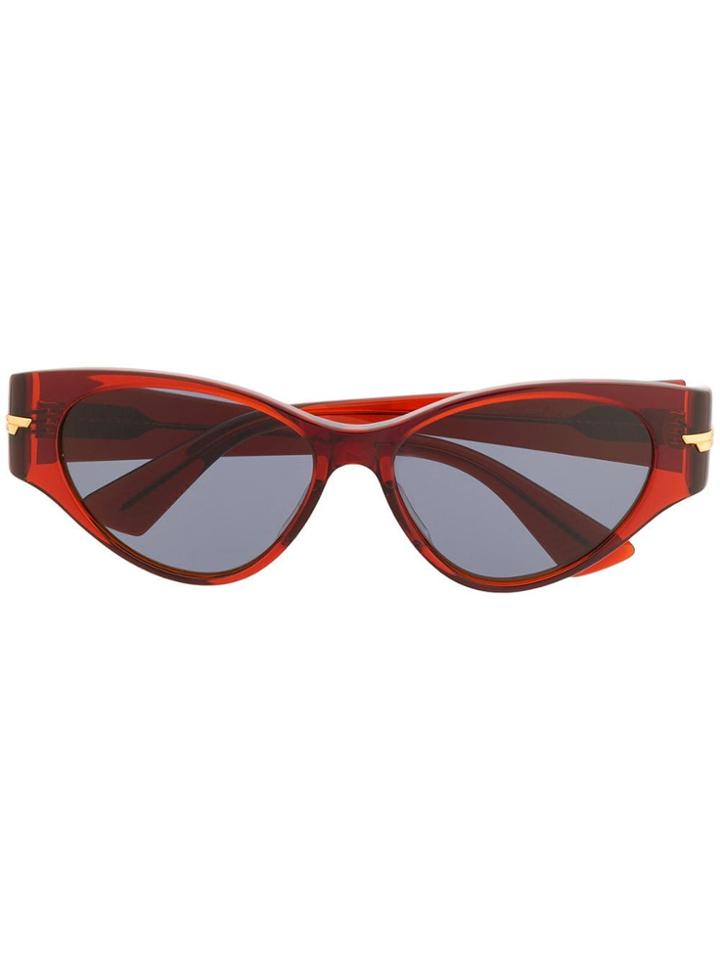 Bottega Veneta Eyewear The Original 02 Sunglasses - Red