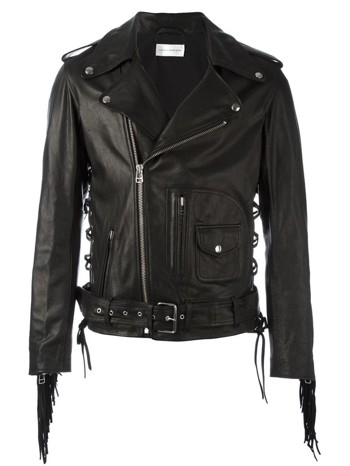 Faith Connexion Fringed Biker Jacket