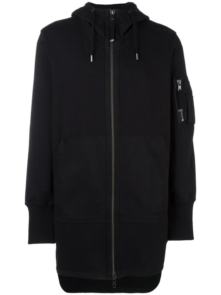Diesel Black Gold Zipped Hoodie, Men's, Size: Large, Cotton/polyester/spandex/elastane