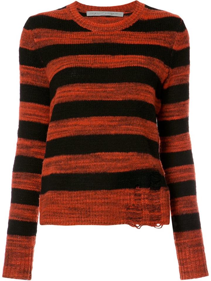 Raquel Allegra Elbow Slit Jumper, Women's, Size: I, Red, Cotton/merino/rayon