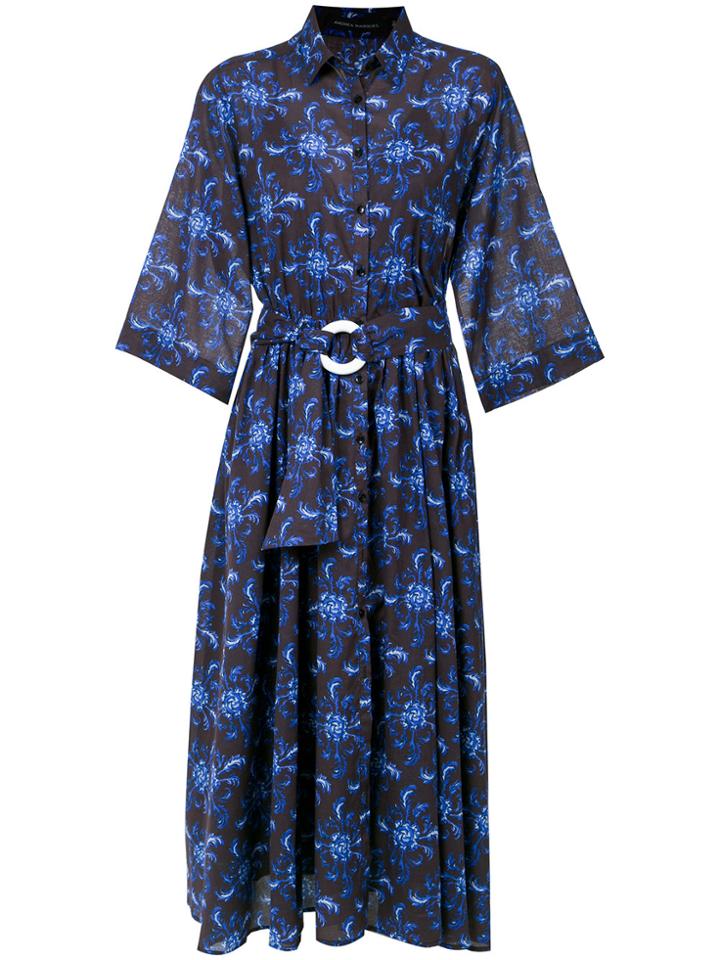 Andrea Marques Printed Shirt Dress - Unavailable