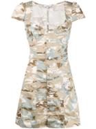 Miaou Printed Gigi Mini Dress - Green