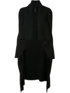 Gareth Pugh Jacquard Draped Cardi-coat - Black