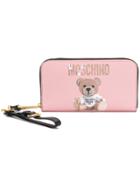 Moschino Teddy Bear Wallet - Pink & Purple