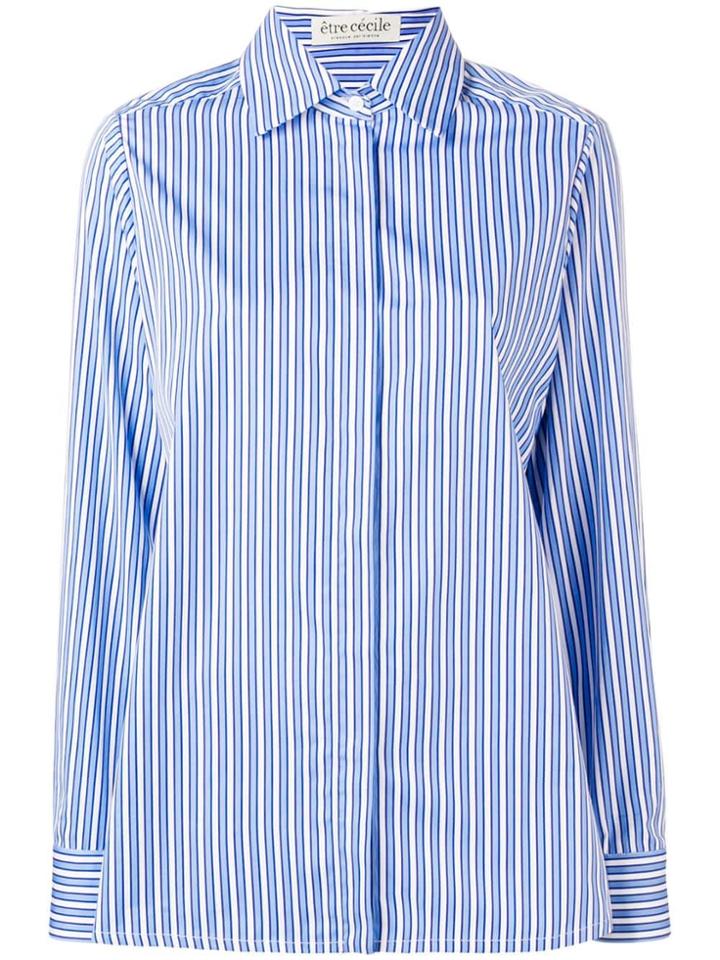 Être Cécile Striped Shirt - Blue