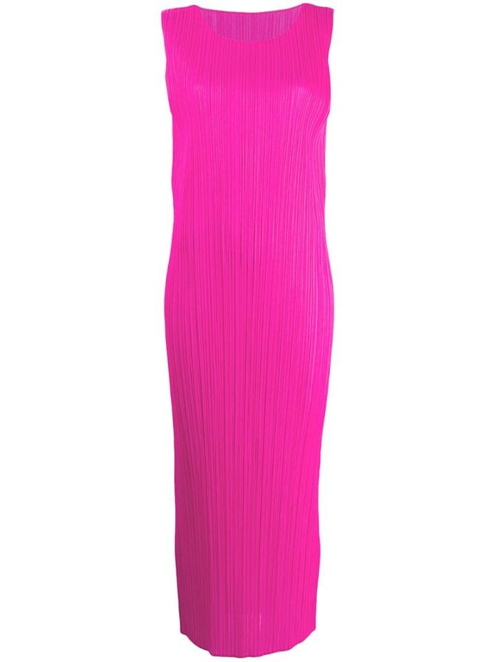 Pleats Please By Issey Miyake Maxi Dress - Pink