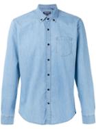 Woolrich - Chambray Shirt - Men - Cotton - M, Blue, Cotton