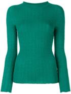 Philosophy Di Lorenzo Serafini Cable Knit Jumper - Green