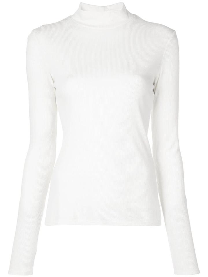 The Row Ribbed Knit Jumper - White