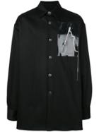Raf Simons Printed Patch Shirt - Black