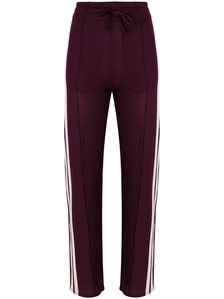 Isabel Marant Étoile Striped Track Trousers - Pink & Purple
