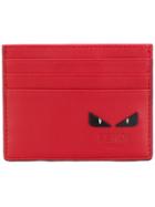 Fendi Monster Eyes Cardholder - Red
