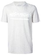 Maison Margiela Logo Print T-shirt, Men's, Size: 48, Nude/neutrals, Cotton