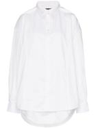 Y / Project Long Sleeve Layered Cotton Shirt - White