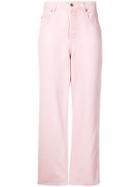 Golden Goose Deluxe Brand High Waisted Jeans - Pink