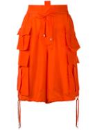 Dsquared2 - Long Shorts - Women - Silk - 42, Yellow/orange, Silk