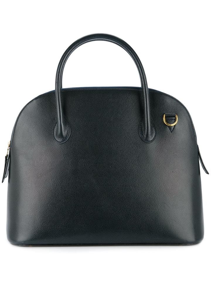 Céline Vintage Logo Tote Bag - Blue