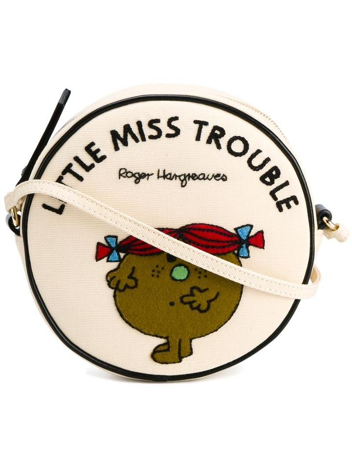 Olympia Le-tan Little Miss Trouble Shoulder Bag, Women's, Nude/neutrals, Leather/cotton/wool Felt
