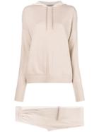 D.exterior Knitted Tracksuit Set - Nude & Neutrals
