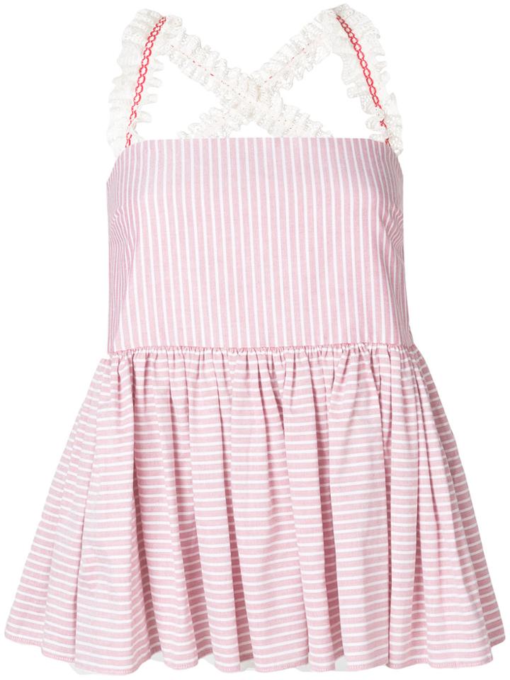 Jour/né Striped Flared Top